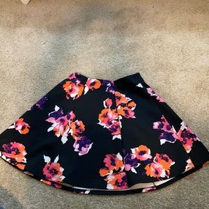 Floral skater skirt